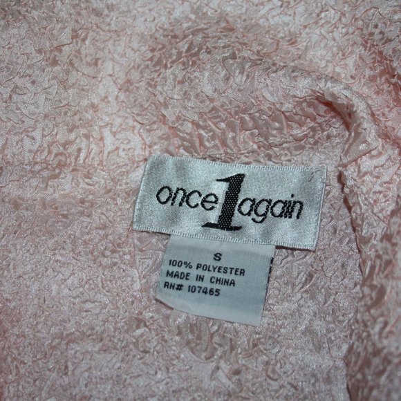 🌷📮 Once Again · Vintage Retro Pink Button-Down · Size Small - Picture 2 of 5